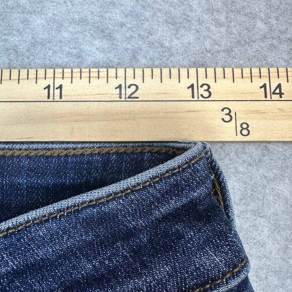 Daze Denim Jean SZ 26 Dark Wash Bestie Repreve Lovergirl Mid Rise Roller Stretch - Picture 13 of 16
